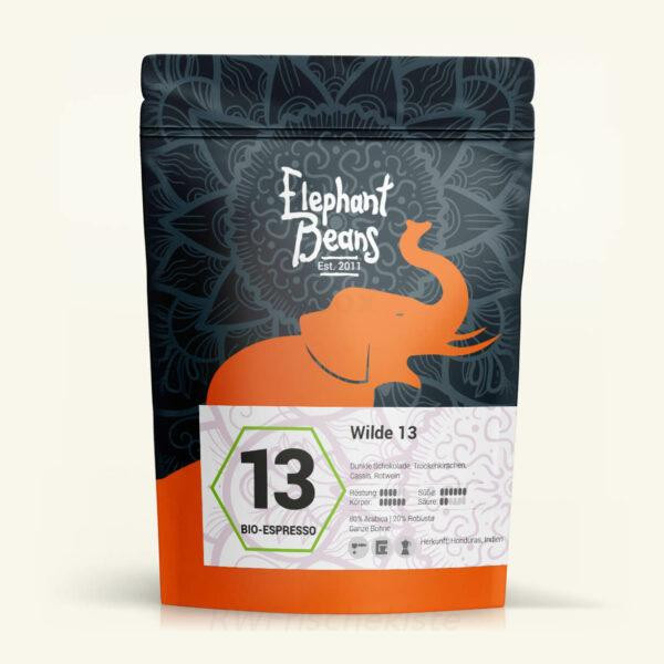 Produktfoto zu Espresso Wilde 13 Bohne 500g