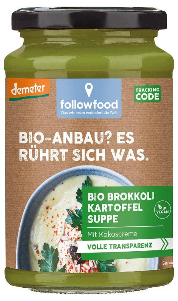 Produktfoto zu Brokkoli Kartoffel Suppe vegan