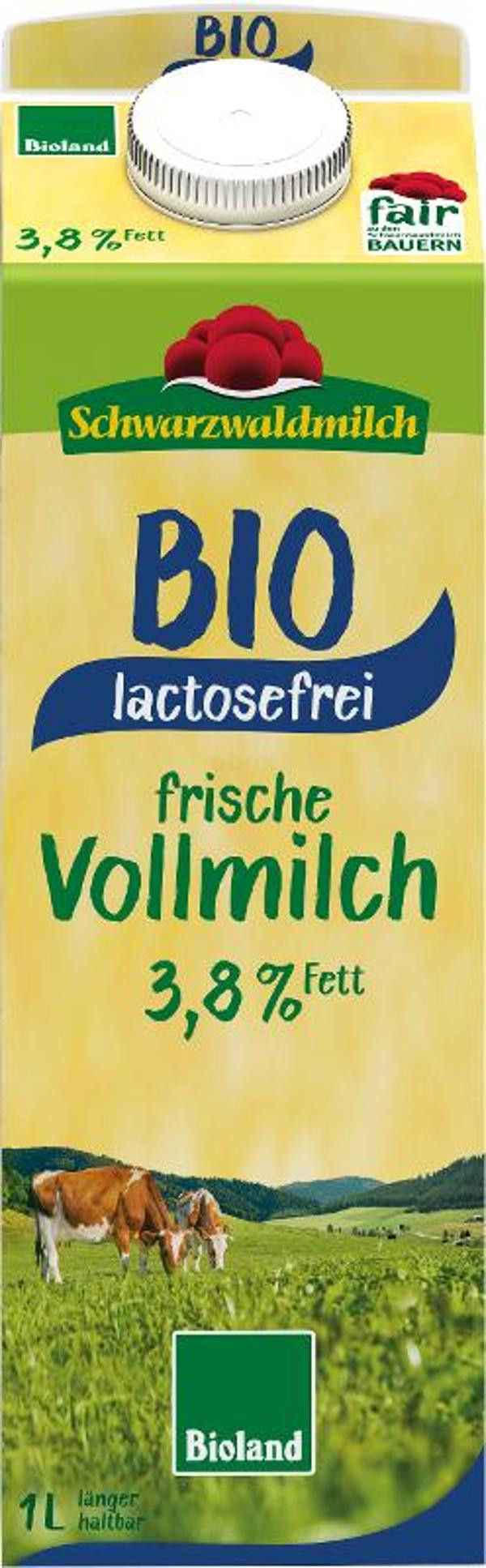 Produktfoto zu Frische Vollmilch lactosefrei