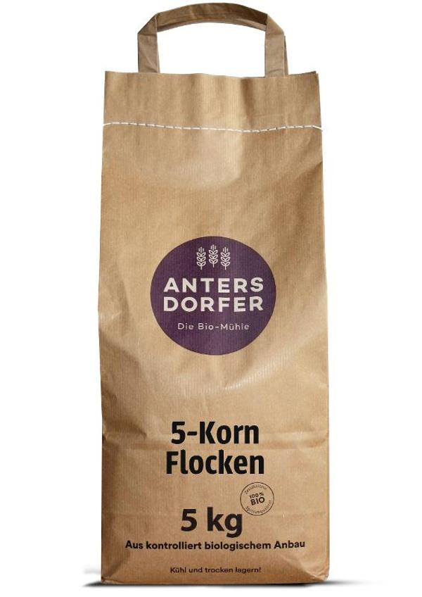 Produktfoto zu 5-Korn Flocken (Vollkorn) 5kg