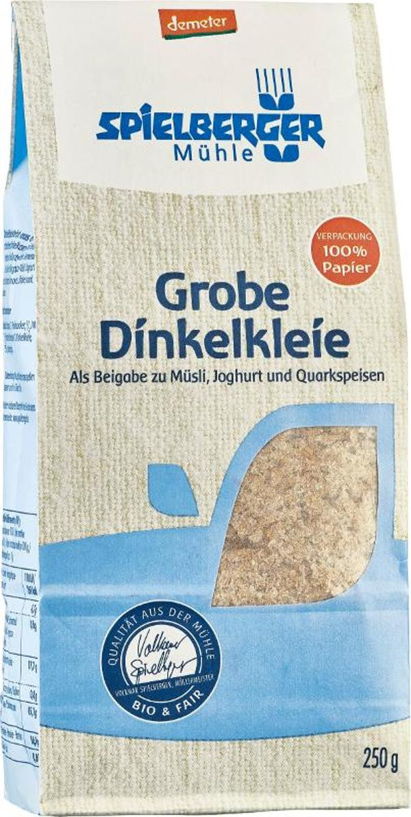 Produktfoto zu Dinkelkleie grob