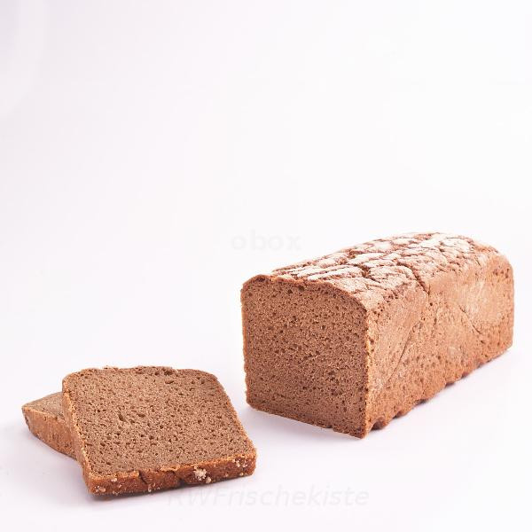 Produktfoto zu Roggenvollkorn-Kastenbrot 1kg