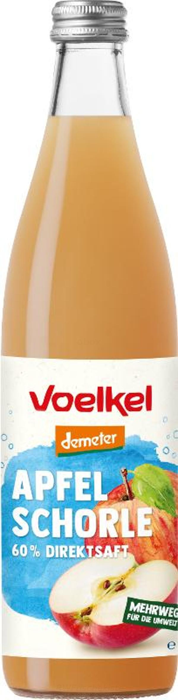 Produktfoto zu Apfelschorle Voelkel 0,5l