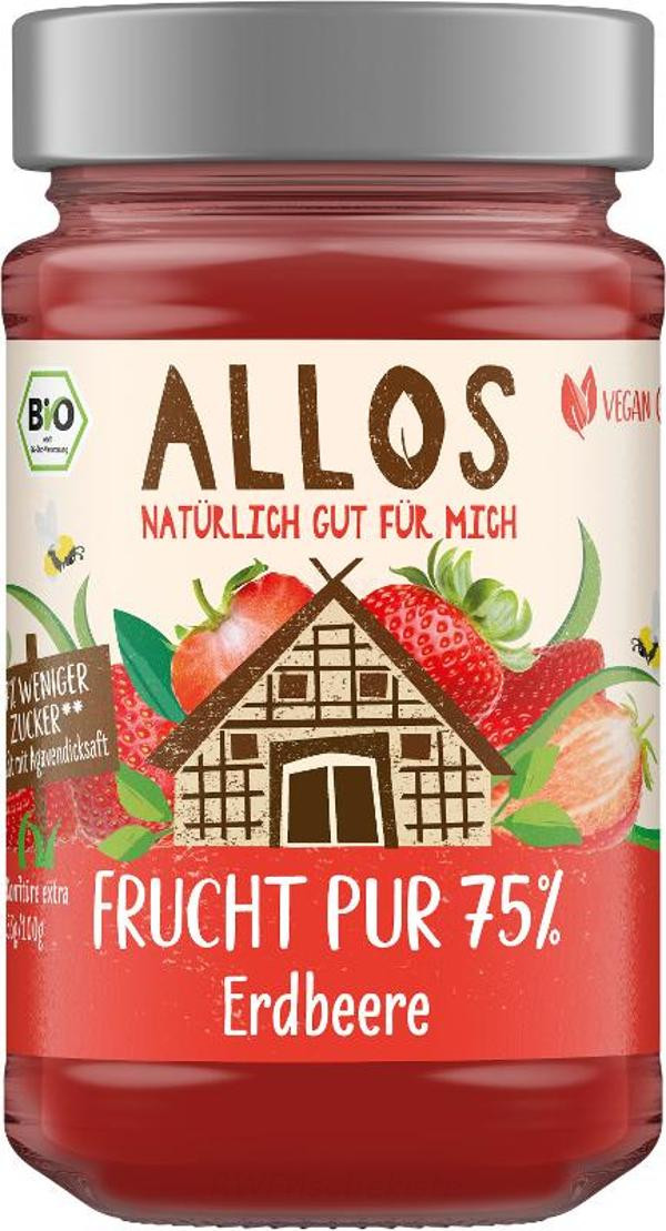 Produktfoto zu Frucht Pur 75% Erdbeere