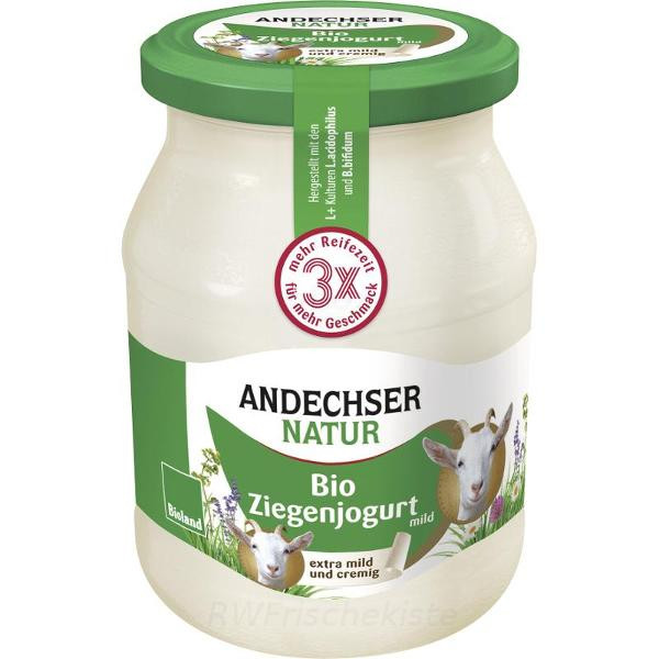 Produktfoto zu Ziegenjogurt Natur mild 6,6%