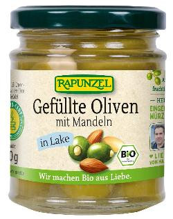 Produktfoto zu Oliven gefüllt mit Mandeln grü