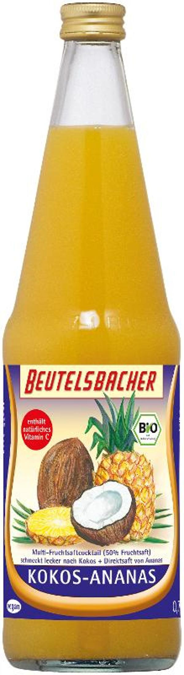 Produktfoto zu Kokos-Ananas Saft 0,7l