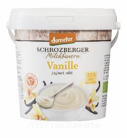 Produktfoto zu Vanille Joghurt 3,5% 1kg