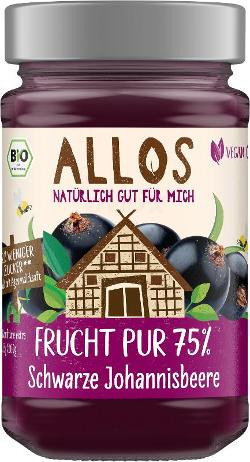 Produktfoto zu Frucht Pur 75% Schwarze Johann