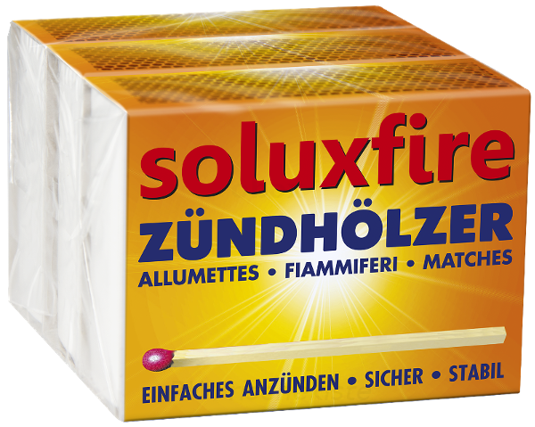 Produktfoto zu Zündhölzer 55mm 3er Pack