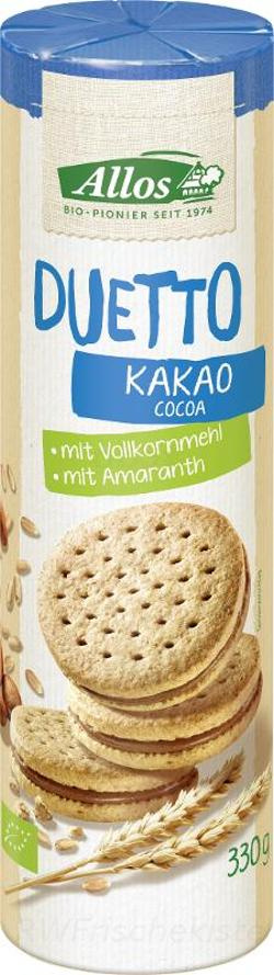 Produktfoto zu Duetto Doppelkeks Kakao-Creme