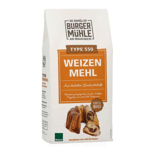 Produktfoto zu 1kg Weizenmehl Type 550