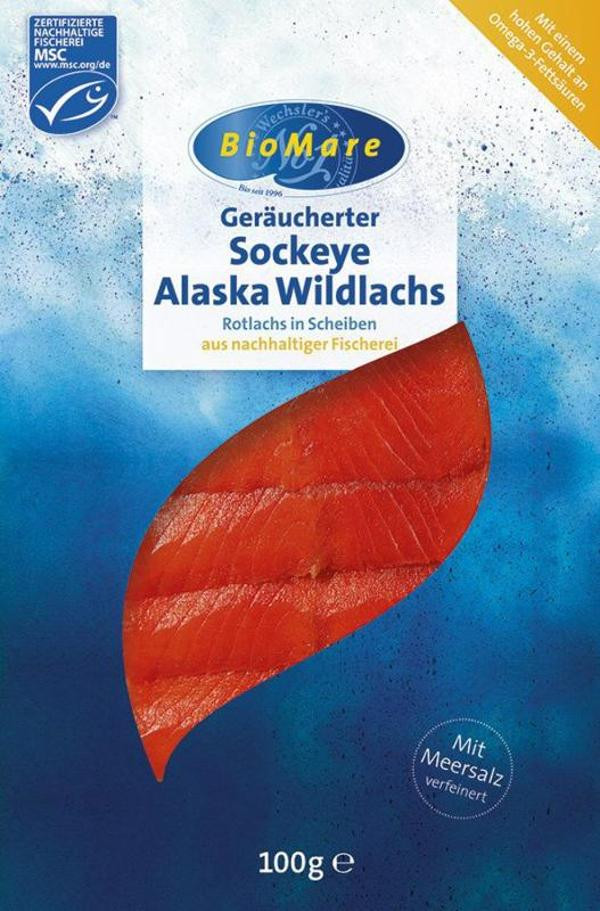 Produktfoto zu Sockeye Wildlachs, geräuchert