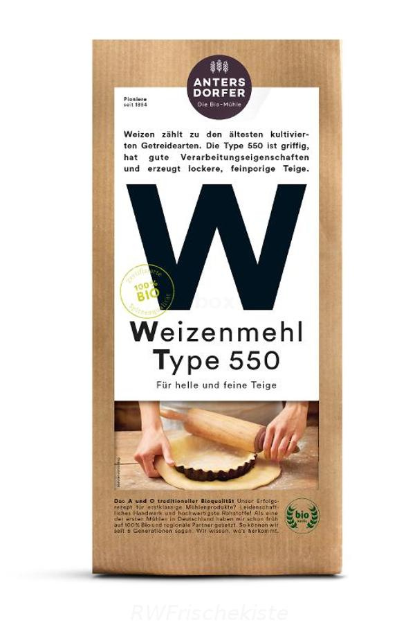 Produktfoto zu 6er  Weizenmehl Type 550 1kg