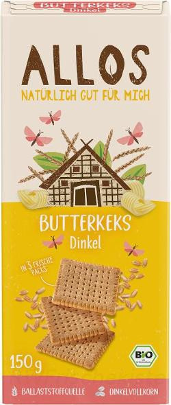 Produktfoto zu Dinkel-Butterkekse