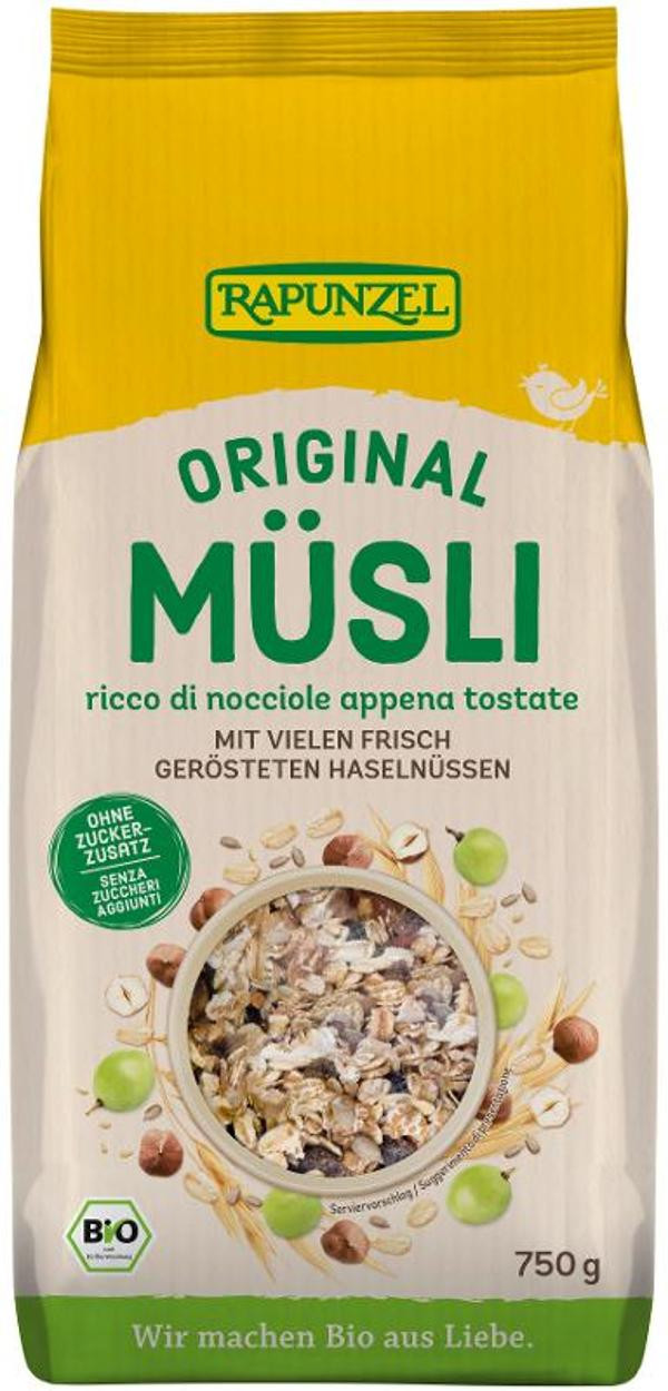 Produktfoto zu Original Rapunzel Müsli 750g