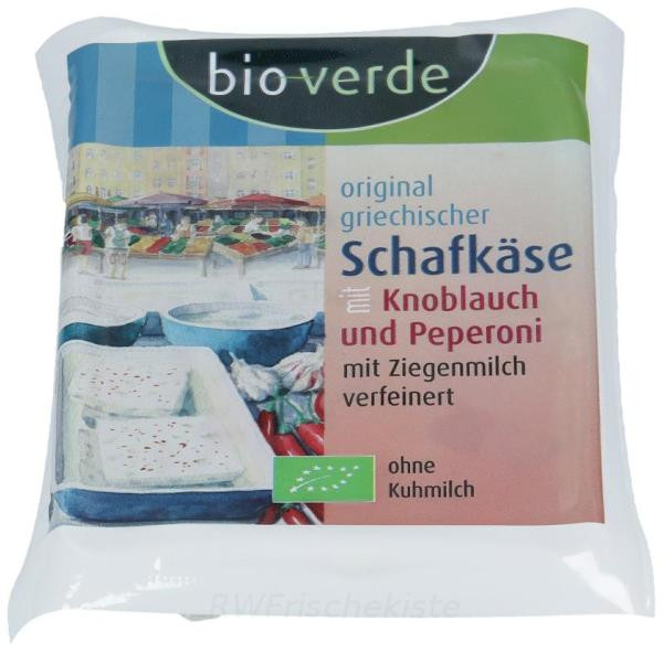 Produktfoto zu Schafkäse Knoblauch Pepperoni