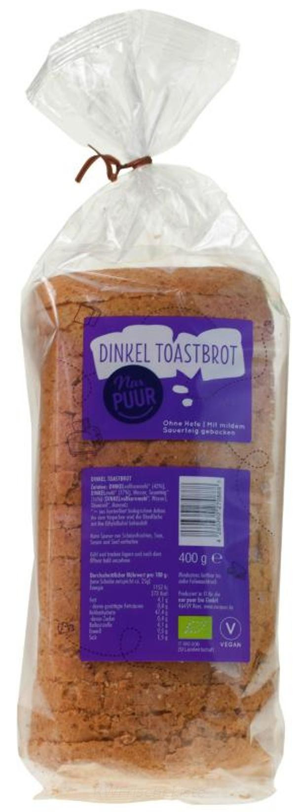 Produktfoto zu Dinkel Toastbrot